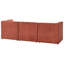 4 Seater Corduroy Corner Sectional-763557749