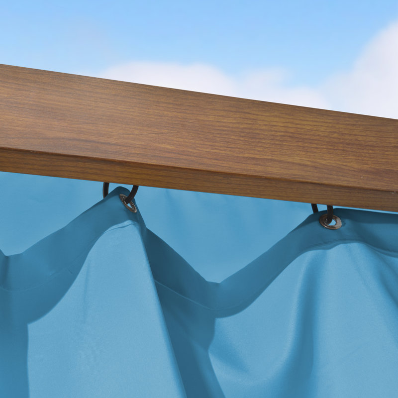 Écran de remplacement pour pergola rétractable mauve, H 82 po x l 49 po, Bleu
