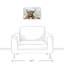 Impression sur toile Highland Cow and Dandelions-1950826326