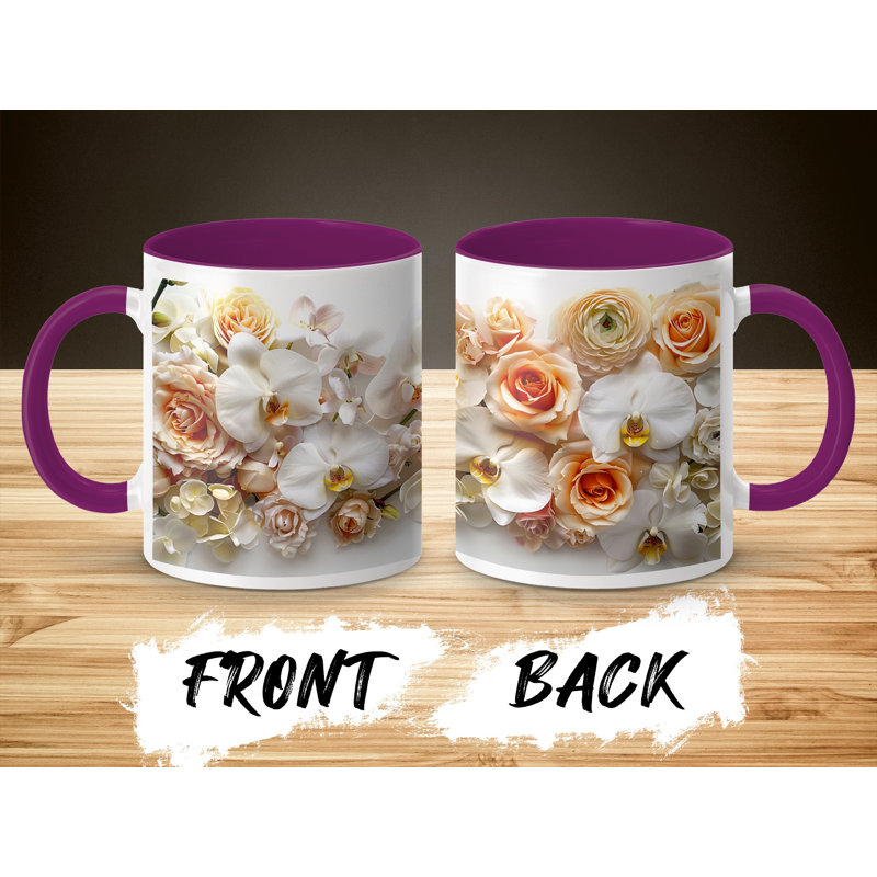 Ceramic Coffee Mug, Purple