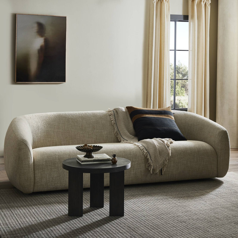 Channing Sofa, Laughlin Ochre 97% Polyester/3% Flax/Linen