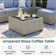 Demasi 2-Person Outdoor Wicker Sofa Set With Cushion