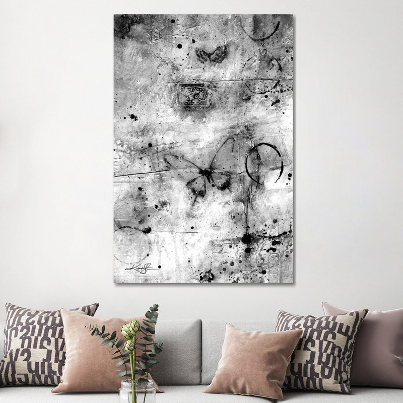 The Melody of Reflection V-II 1 Piece Wrapped Canvas Painting, 152.5 cm H x 101.5 cm W