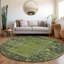 Tapis olive intérieur / extérieur lavable à la machine Xhevrie-1357618736