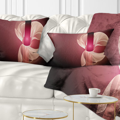 Coussin lombaire Abstract Abstract Flower Fractal