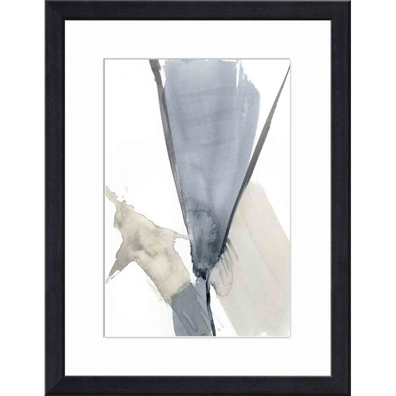 Kinetic Grid VII Painting by Jennifer Goldberger, Black, 12"H x 8"W