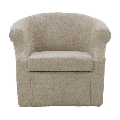 Fauteuil demi-tonneau pivotant l 3,5 po Buril