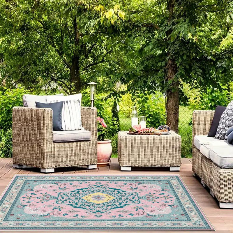 Floral Pattern Area Rug, Soft And Lightweight, Suitable For All Seasons, Easy To Maintain And Easy To Clean, Machine Washable Carpet Floor Mat, Suitable For Living Room, Bedroom, Dining Room, Hallway, Balcony, Room Decor, Home Decor, Outdoor Decor