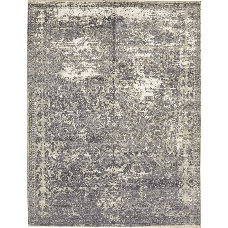 Abstract Area Rug, Rectangle 7'8" x 10'1"