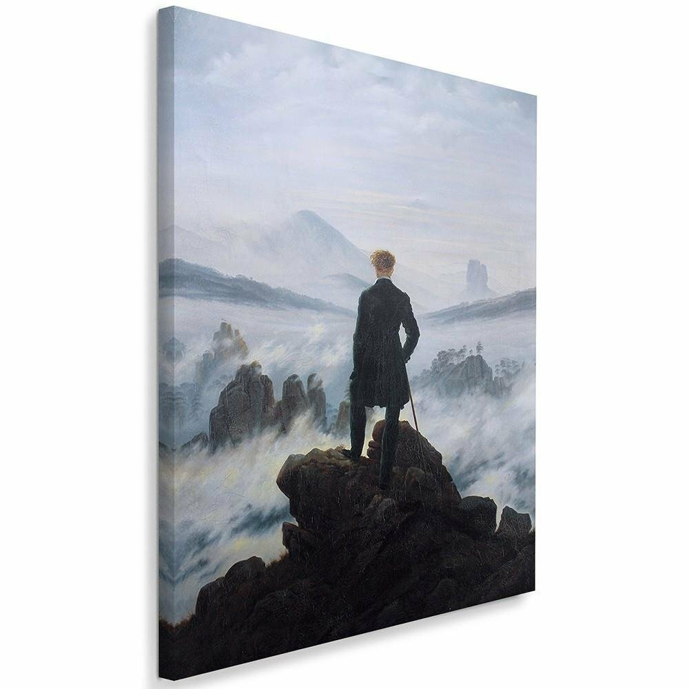 Leinwandbild Wanderer Above the Sea of Fog von Caspar David Friedrich