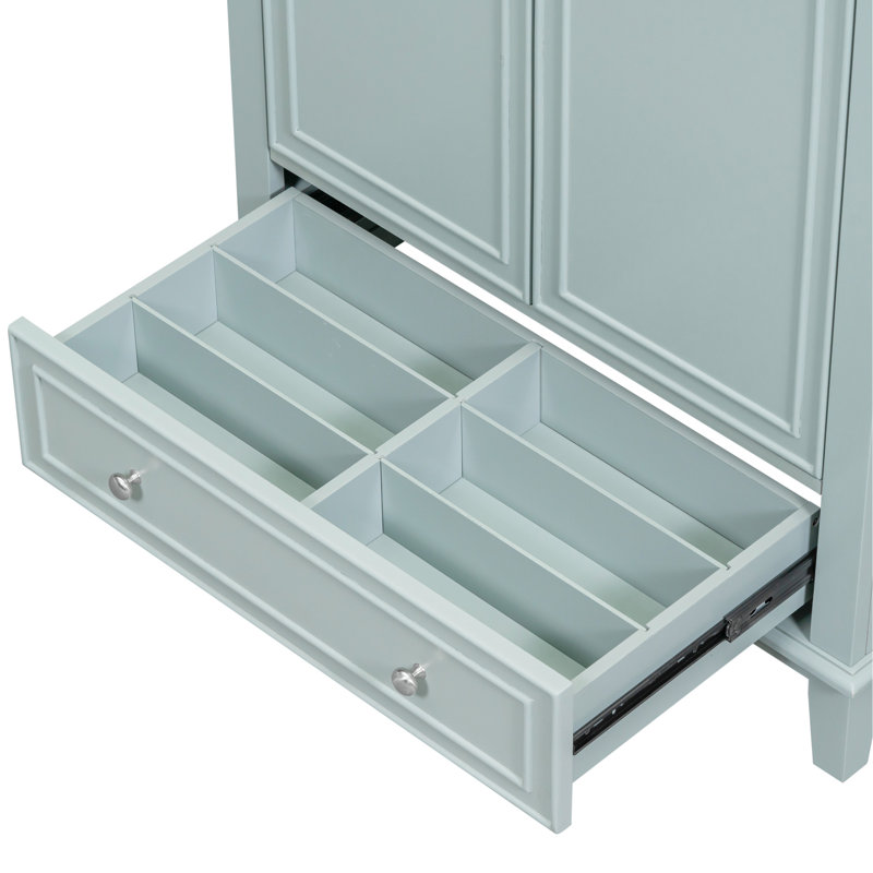Bathroom Vanity Base, 30", Multi-Functional Storage Cabinet 30" Base Only In - Modern Design, Solid Wood & , Doors Drawer, Adjustable Shelf, Assembly Required