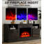 Bletsoe Brambly Cottage 147cm W TV Stand Cabinet With Electric Fire-502736887