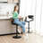 Victor Harbor Swivel Upholstered Adjustable Height Counter Stool