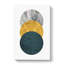 Textured Shapes No.1 - Wrapped Canvas-61879736