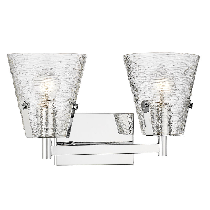 Éclairage pour meuble-lavabo à 2 lumières à intensité variable Truckee, Chrome