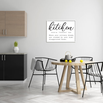 Drôle de cuisine, définition, cuisson, typographie, estampe numérique, art texturé par lettres et doublure