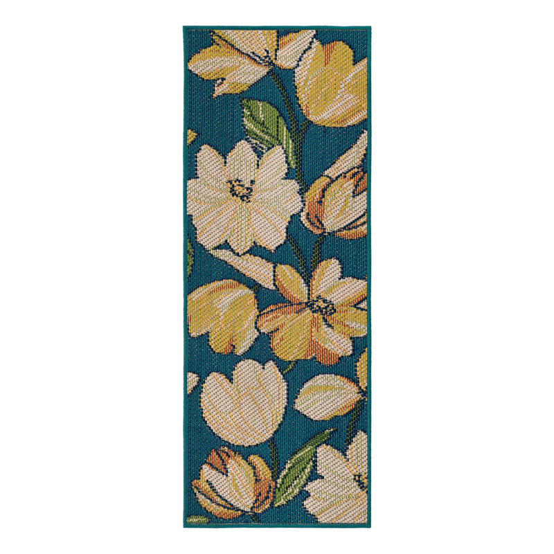 Camalu Higgin Indoor/Outdoor Area Rug, Tapis de couloir 2 pi x 5 pi 1 po