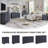 Farmhouse 23.6'' W Nightstand With Charging Station, Wood End Table With 3 Large Drawers & Wide Bar Handles-1642218169