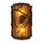 Rustic Lodge Flush Mounted Sconce-125013074-125013073