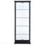 Vitrine noire à 4 tablettes-133427318