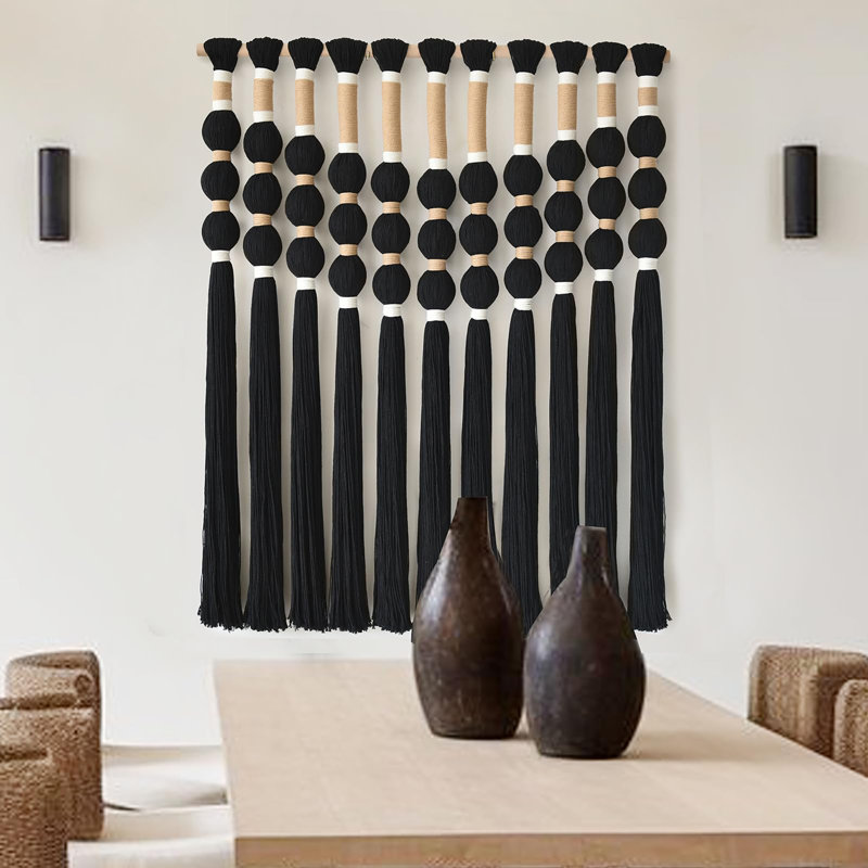 Suspension en macramé