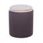 Repose-pieds deux tons avec rangement - parfait comme tabouret de coiffeuse pour la chambre à coucher, convient également aux sièges de salon