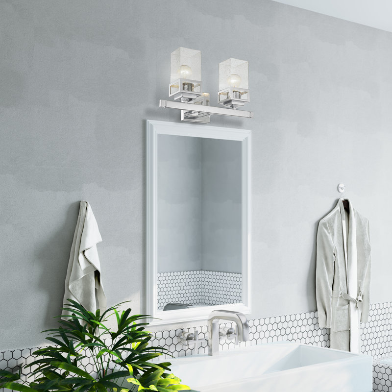 Nailwell 2 - Light Dimmable Vanity Light, Polished Chrome