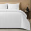 Microfiber Striped Duvet Cover Set-127924611-127924616
