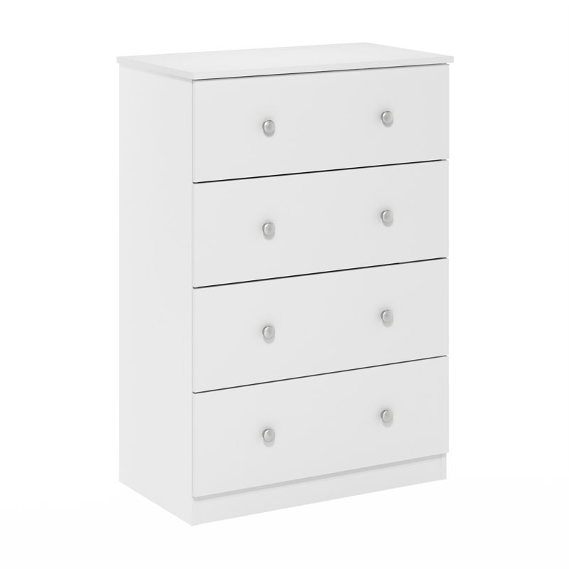 Lakeyda 27.72'' W 4 - Drawer Dresser, White
