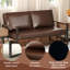 Ensemble de salon configurable en similicuir 3 pièces Carlean-551562636