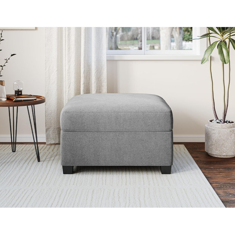 Module de repose-pieds modulaire carré avec rangement Gobinda