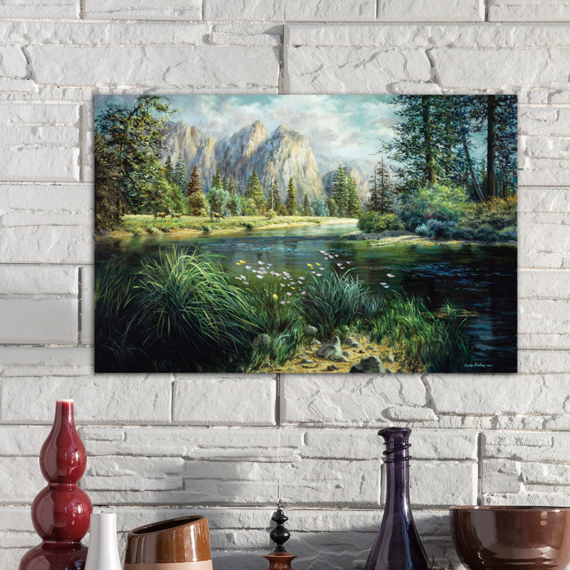 « printemps abondants », reproduction d’art sur toile, H 8 po x l 12 po x P 0,75 po