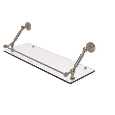 Tablette flottante avec barre de galerie hertzler