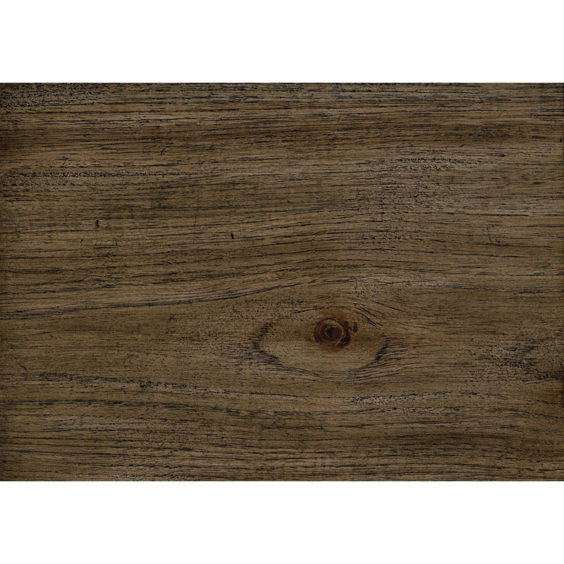Table de chevet vintage 3 avec placage de pacanier vieilli pour poignées 3 tiroirs Classic