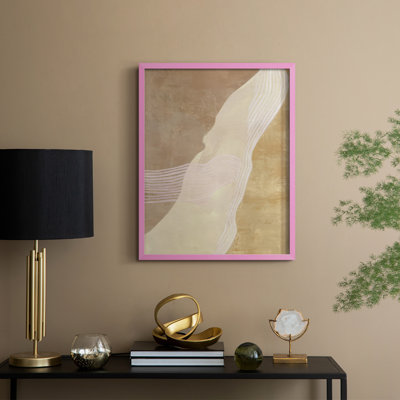 «Cradle II», reproduction encadrée - bois massif