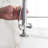Hot And Cold Pull Down Kitchen Faucet - Brushed Nickel, All Brass Material, 360 Degree Swivel Spout, Ceramic Filler Single Handle Sink Brass, To Water Spots, Flow,