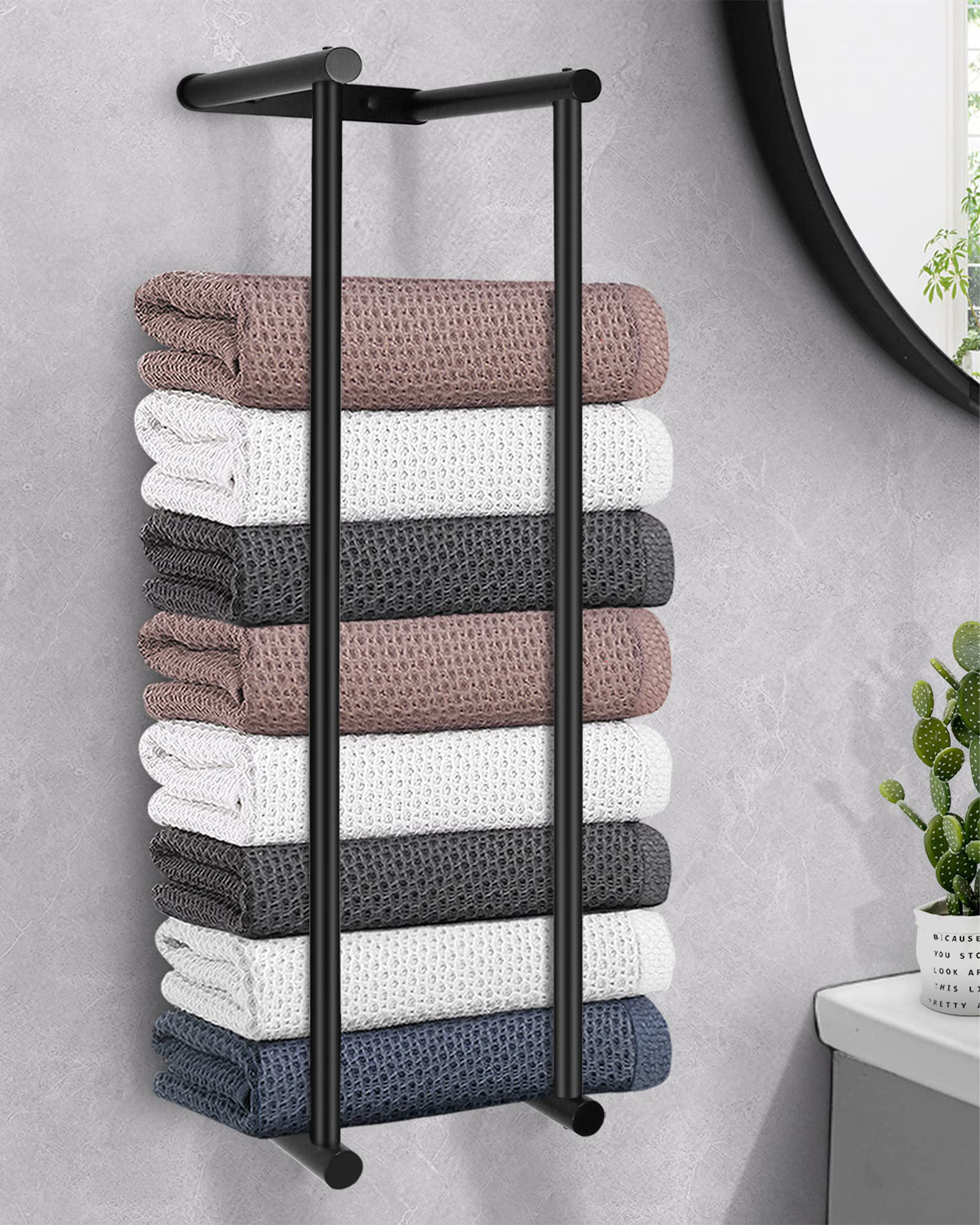Rebrilliant Olson 20cm Wall Mounted Towel Rail