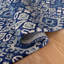 Tapis bleu marine en laine touffeté à la main Vahakn-439077908