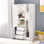 2 Door 3 Drawer Wardrobe Modern Bedroom Storage Solution for Clothes and Accessories