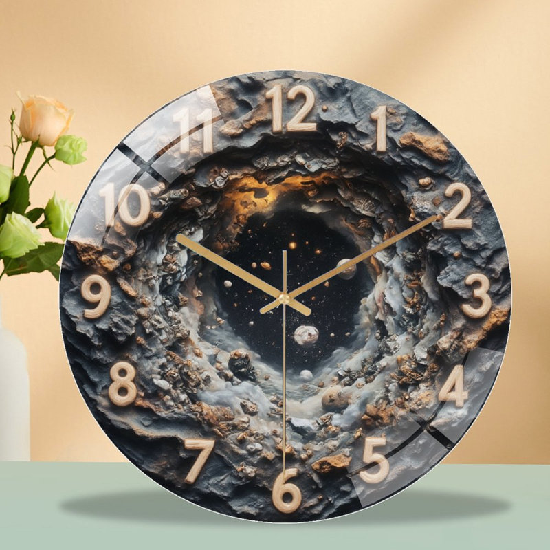Horloge murale avec horloge murale 12 po