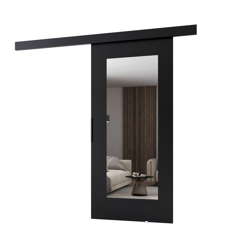 Sliding Door Prim I, Interior Door, 86cm x 205cm, Black