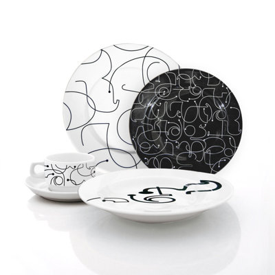 Letters Dinnerware Collection