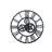 Astrid Glam 31"Dia Round Wall Clock with Roman Numerals Dial in Mirrored