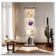 Vitrine lumineuse en verre à 4 tablettes avec une porte-1764652790