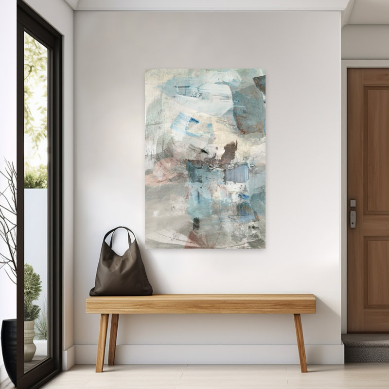 Lumière usée I, art contemporain abstrait, H 60 po x l 40 po