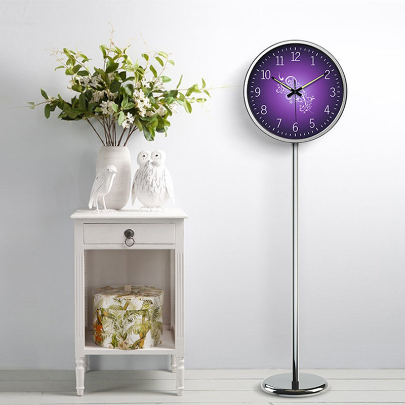 Luminous Silent Floor Clock