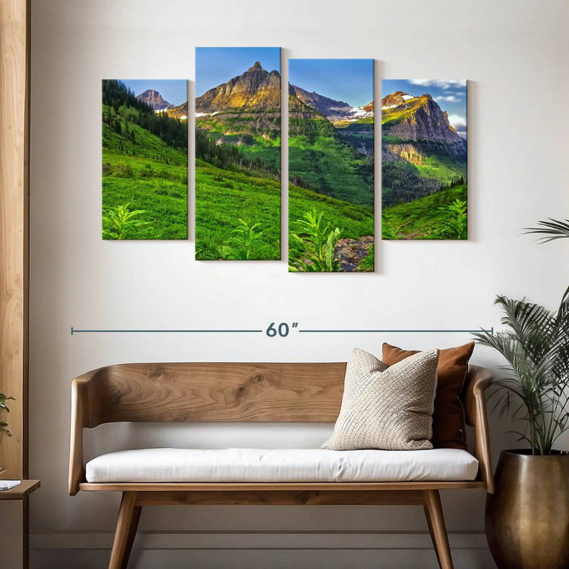 Alvord Glacier Park Greenery, 32" H x 52" W