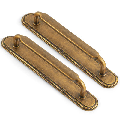 Poignée barre avec plaque arrière-G027