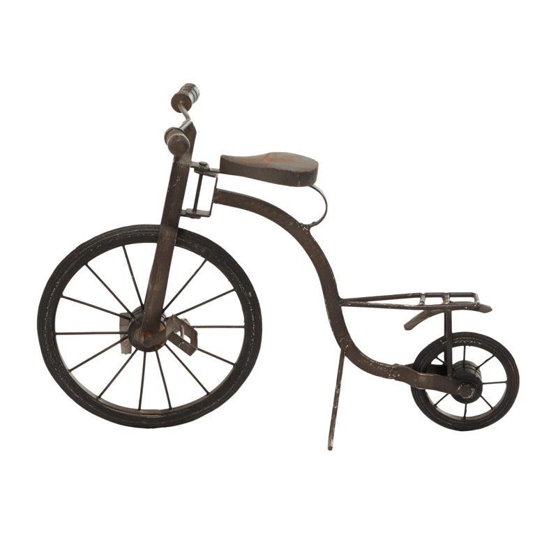 Sculpture de vélo en métal