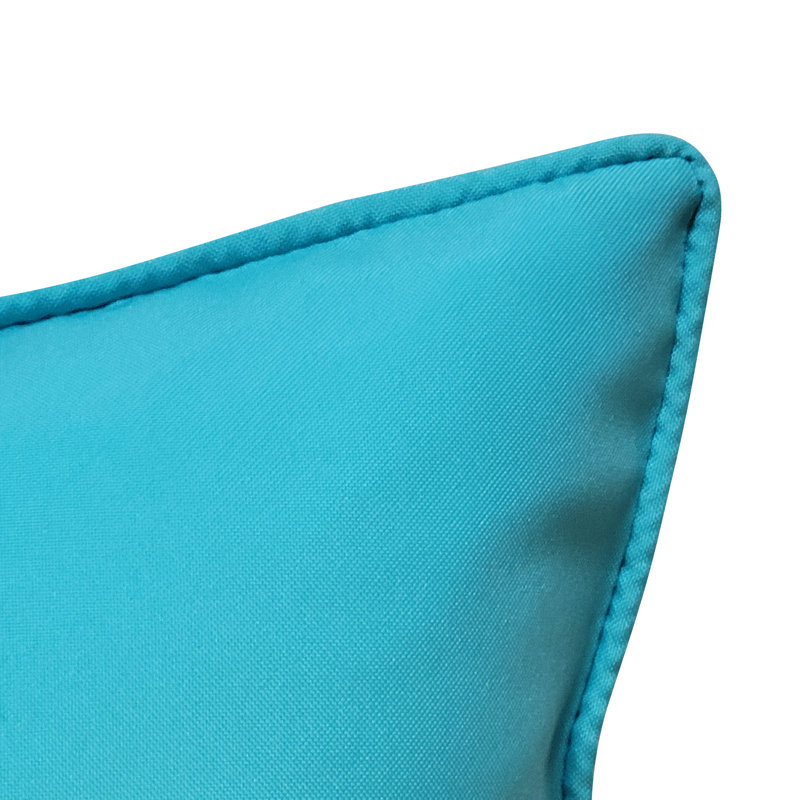 Embroidered Outdoor Reversible Throw Pillow